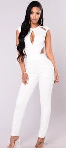White Jumpsuit Romper One Piece Fashion Nova